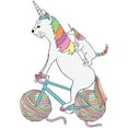 thumbnail image 3 of CafePress - Cat Unicorn Riding Unicorn Cat Who's Riding A Mugs - 15 oz Ceramic Large White Novelty Mug, 3 of 4
