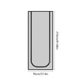 thumbnail image 3 of Cortina de puerta con cremallera para mascotas – Malla antimosquitos a prueba de gatos, diseño plegable sin necesidad de taladrar para la puerta, barrera para mascotas (gatos y perros), malla, 3 of 6