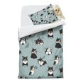 thumbnail image 2 of Black Corgi Duvet Cover and Pillowcase Set for Single Bedding, Bedroom Accessories for Kids Teens, 2 of 5
