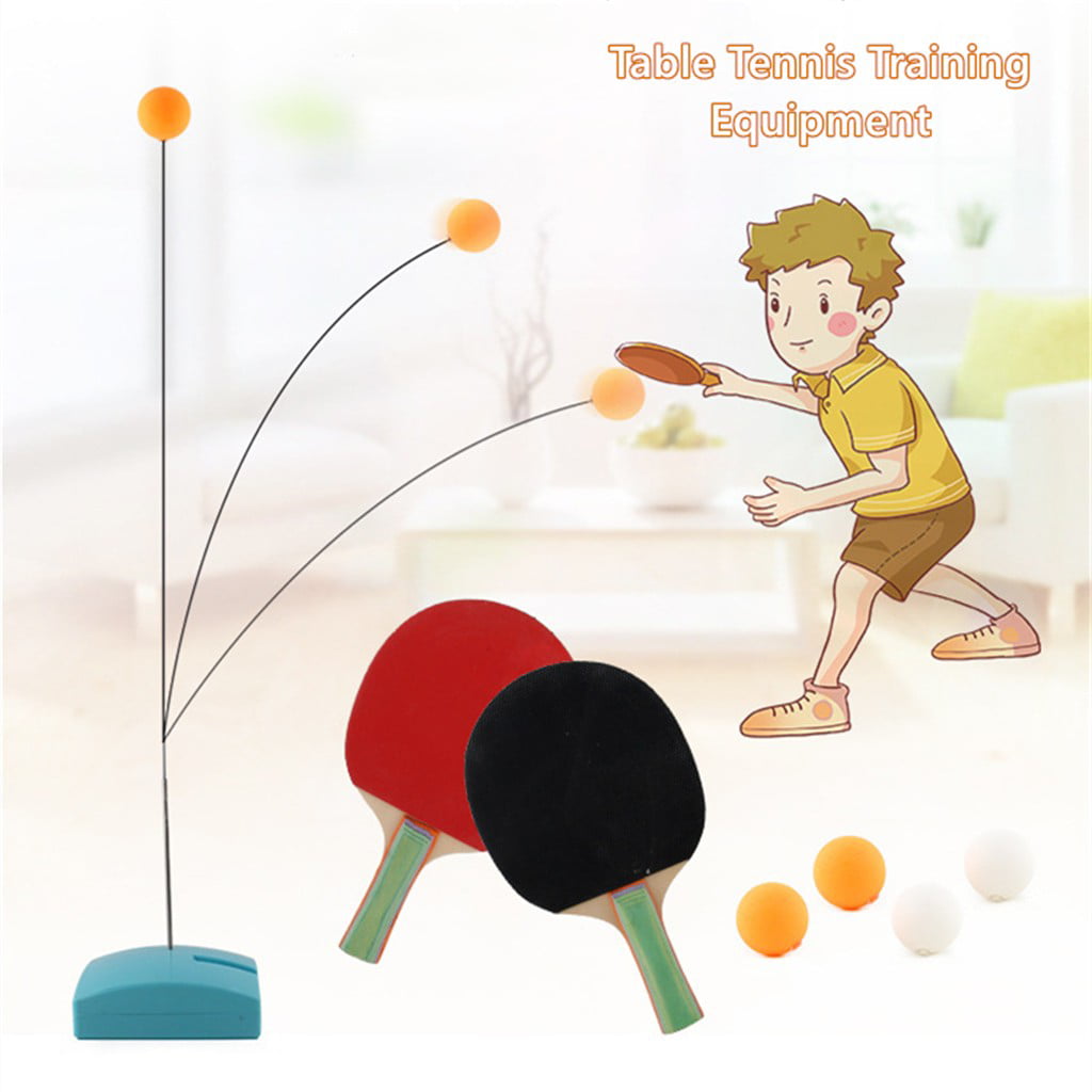 For Kids Elastic Table Tennis Trainer Shaft Soft Ping-Pong Training Exercise Toy 