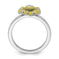 thumbnail image 2 of Sterling Silver Stackable Expressions Daisy Ring - Size 7, 2 of 3