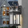 thumbnail image 4 of Lámpara de Pared Exterior Darkaway 56 cm Impermeable Negra, 4 of 8