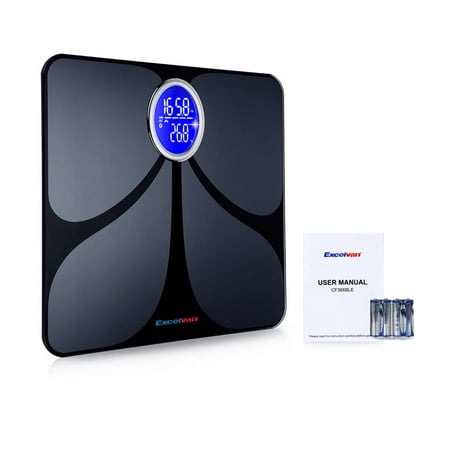 Excelvan Bluetooth Body Fat Scale Bluetooth Bathroom Scale Digital Bluetooth Scale with Free App for iOS and Android Devices Wireless Smart Body Analyzer (Best Wireless File Transfer App Android)