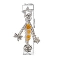 thumbnail image 3 of Handmade Irregular Stone Keychain Star Sun Pendant Bag Charm Colorful Beads Keyring Stylish Key Decoration, 3 of 9