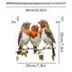 thumbnail image 3 of Pájaros decorativos acrílicos para colgar en la pared | Estilo de vidrio manchado | Diseño de tres pájaros en ramas exteriores | Decoración de arte ligera inspirada en la naturaleza | Acento para el, 3 of 6