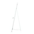 thumbnail image 6 of DecMode 16" x 57" White Metal Tall Adjustable Floor 3 Tier Geometric Easel, 1-Piece, 6 of 12
