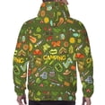 thumbnail image 7 of Lsque Camping 1 Pattern Casual Men's Hoodie,Hooded Sweatshirt with Kangaroo Pocket,Pullover Hoodie-3X-Large, 7 of 7