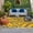 Yellow, variant on White Zebra Striped Outdoor Rug 6x9 Ft, Non Slip Washable Area Rug, Animals Fur Abstract Art Patio Rugs Carpet Runner, Large Floor Mat for Indoor/Outdoor Deck Porch Camping
