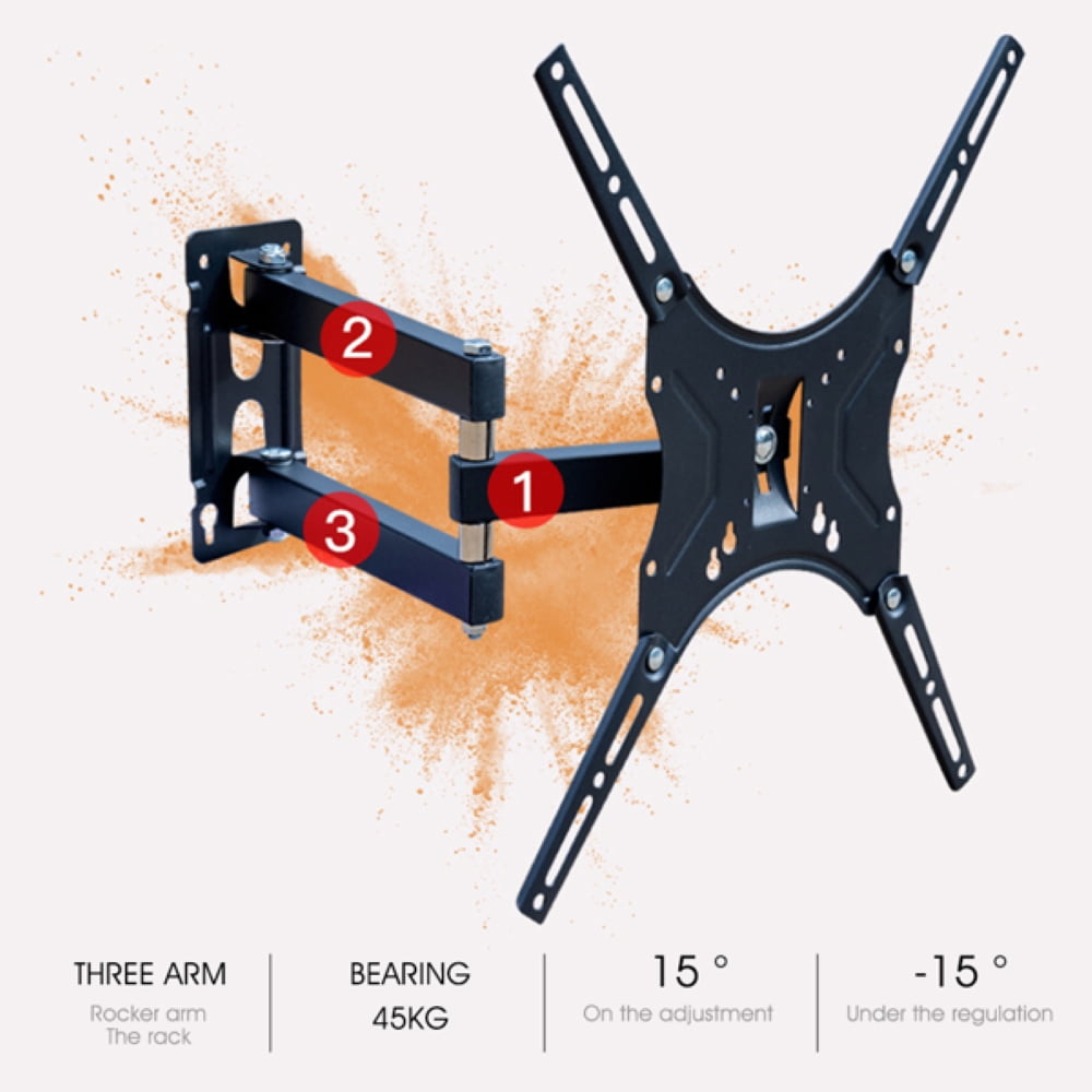 TV Wall Mount Swivel and Tilt Full Motion for 1455 inch TVs, TV Mount