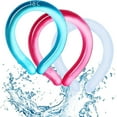 thumbnail image 2 of YATLTE Neck Cooling Tube, Neck Cooler Ice Cold Ring, Wearable Body Cooling Tube for Heat and Hot Weather, Sports, Relief from Hot Flashes Or Fever, Reusable Body Cool Wraps, 2 of 5