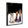 thumbnail image 3 of Stupell Industries Man & Woman Fashion Shoes Couple Beauty & Fashion Painting Black Floater Framed Art Print Wall Art, 3 of 6
