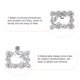 thumbnail image 4 of Uxcell 2pcs Rhinestone Shoe Clips Shoes Rectangular Decoration Accessories for Women, Silver Tone, 4 of 4