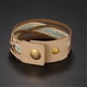 thumbnail image 3 of Pulsera de tejido retro multicapa de moda para hombres y mujeres Accesorio de joyería simple (azul cielo), 3 of 3