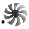thumbnail image 1 of 14 Inch Floor Fan Table Fan Blade With Nut Cover Fan Blade Fan Accessories 9-Blade, 1 of 10