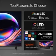 VIZIO 65” Mini LED Quantum 4K QLED HDR Smart TV (NEW 2026) VQM65C-10