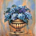 thumbnail image 2 of Schottler, Katharina 15x15 White Modern Wood Framed Museum Art Print Titled - Blue hydrangea delight, 2 of 4