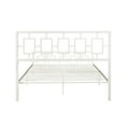 thumbnail image 6 of Noble House Krystin Modern Queen-Size Iron Bed Frame, White, 6 of 10