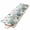 White Blue Teal, variant on Runner Rug 2'x6', Teal Blue Coastal Washable Non-Slip Hallway Runner Rugs, Summer Beach Starfish Shell Coral Nautical Vintage Bedside Rugs Floor Mats Carpet Runners for Kitchen Bathroom Laundry Room