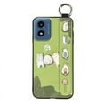 thumbnail image 6 of KBS-Phone Case For MOTO G Play 2024/4G/5G, Anti-dust Phone Holder Protective Soft case Back Cover Ring Wristband Silicone Wrist Strap Cute Durable Shockproof Waterproof Kickstand Cartoon, 6 of 9