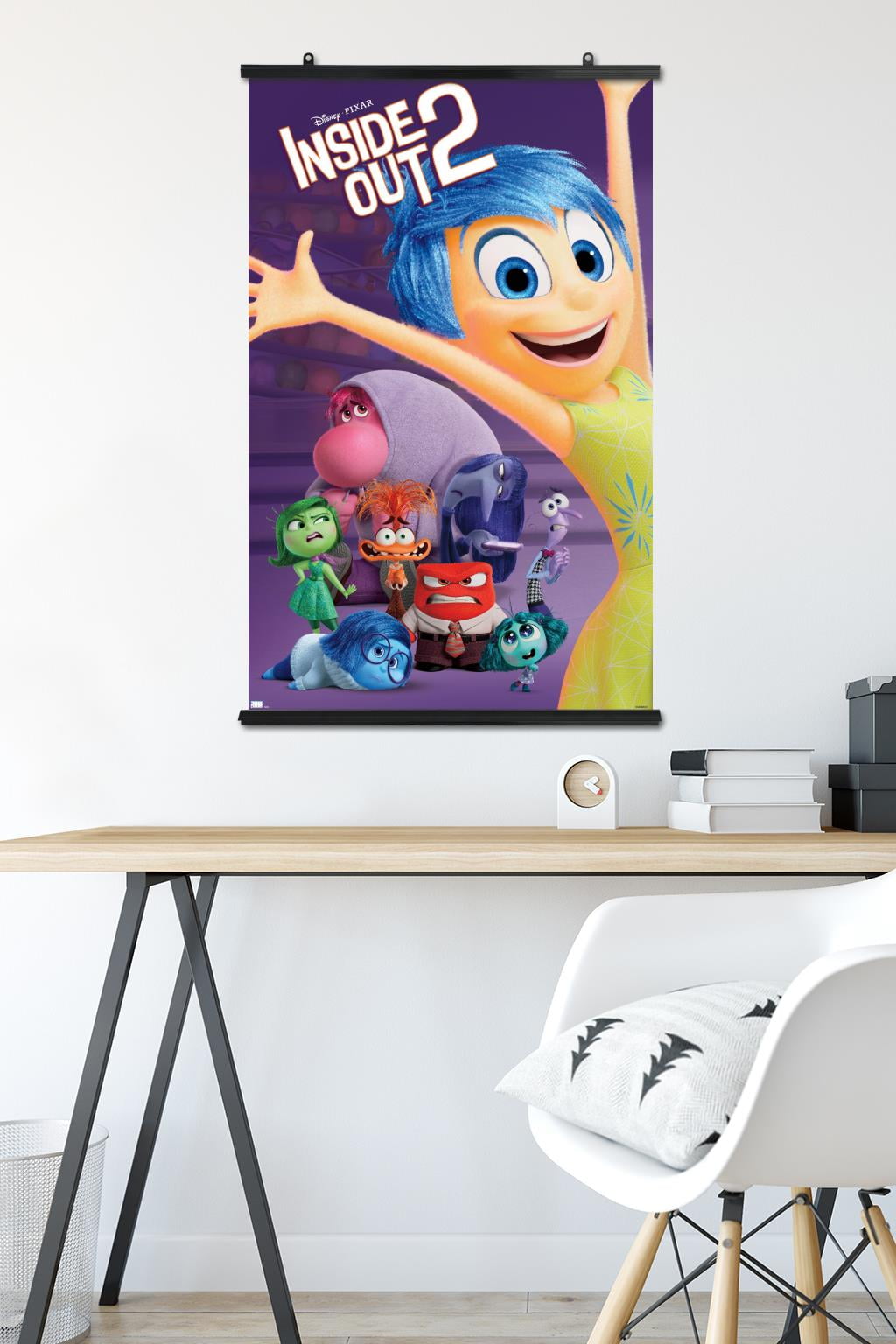 Disney Inside Out 2 - Group Wall Poster with Magnetic Frame