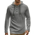 thumbnail image 2 of SDNall Men's Athletic Training Hoodie, Lightweight Long Sleeve Pullover Sweatshirt For Workout Running, 2 of 6