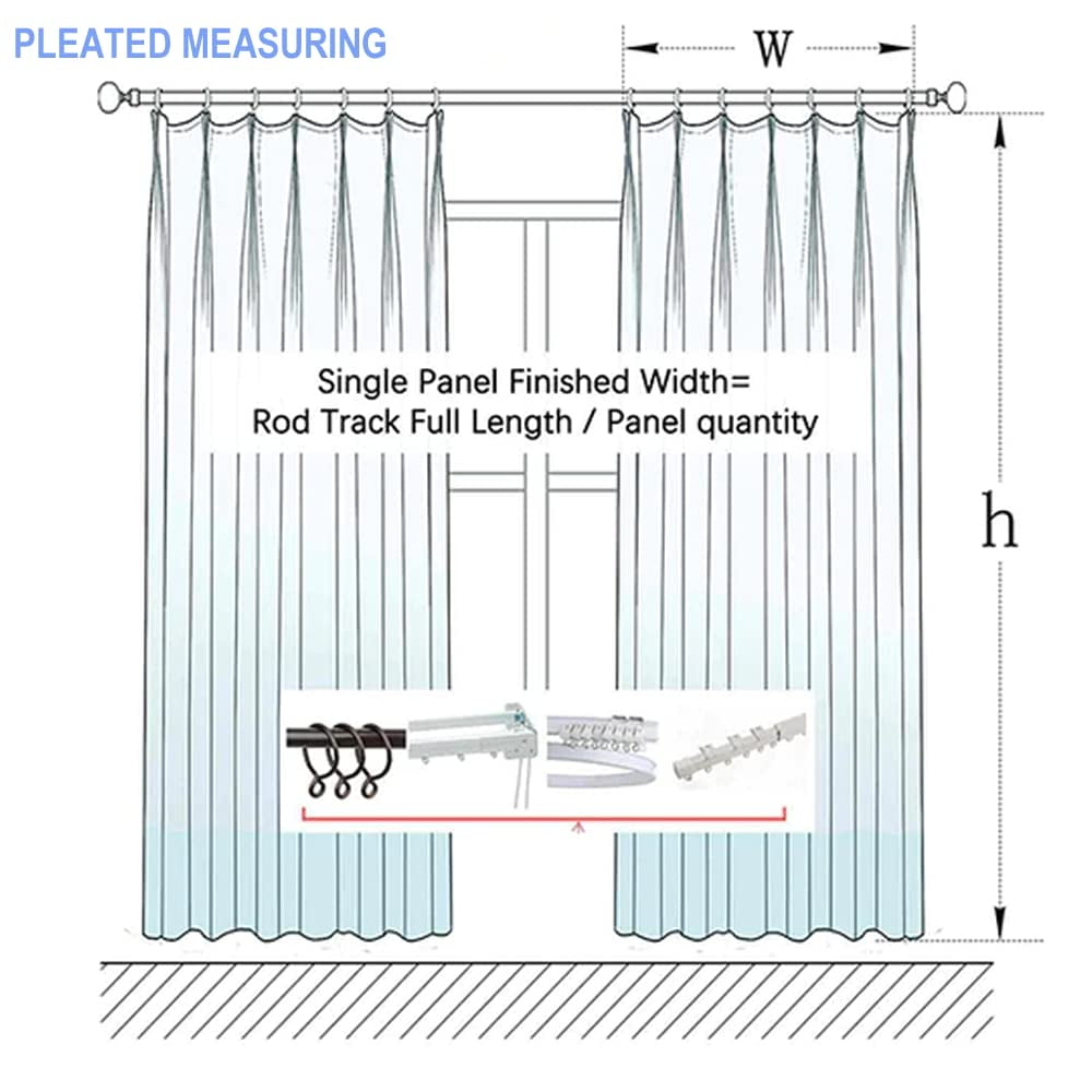 Linen Textured Pinch Pleat Curtain for Living Room, Room Darkening Window Curtain Panel for Bedroom, Privacy Drape with Double Layer (72 x 84 Inches, 1 Panel, Sand Beige) outdoor curtains
