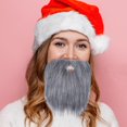 thumbnail image 6 of Santa Beard Christmas Facial Hair Accessories for Adults Boys Girls Dress, 6 of 8