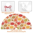 thumbnail image 3 of KLL 36" Christmas Tree Skirt Cute Colorful Pumpkins Xmas Tree Skirts Mat for New Year Xmas Holiday Party Indoor Outdoor Home Decoration, 3 of 5