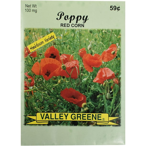 Set Of 100 Red Corn Poppy Flower Seed Packets Flower Seeds In Bulk Walmart Com Walmart Com