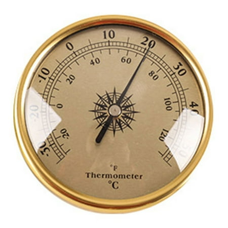 

Sorrowso Aluminum Alloy Barometer Thermometer Hygrometer Gauge Tester Temperature Humidity Meter Precision Mechanical Home Office
