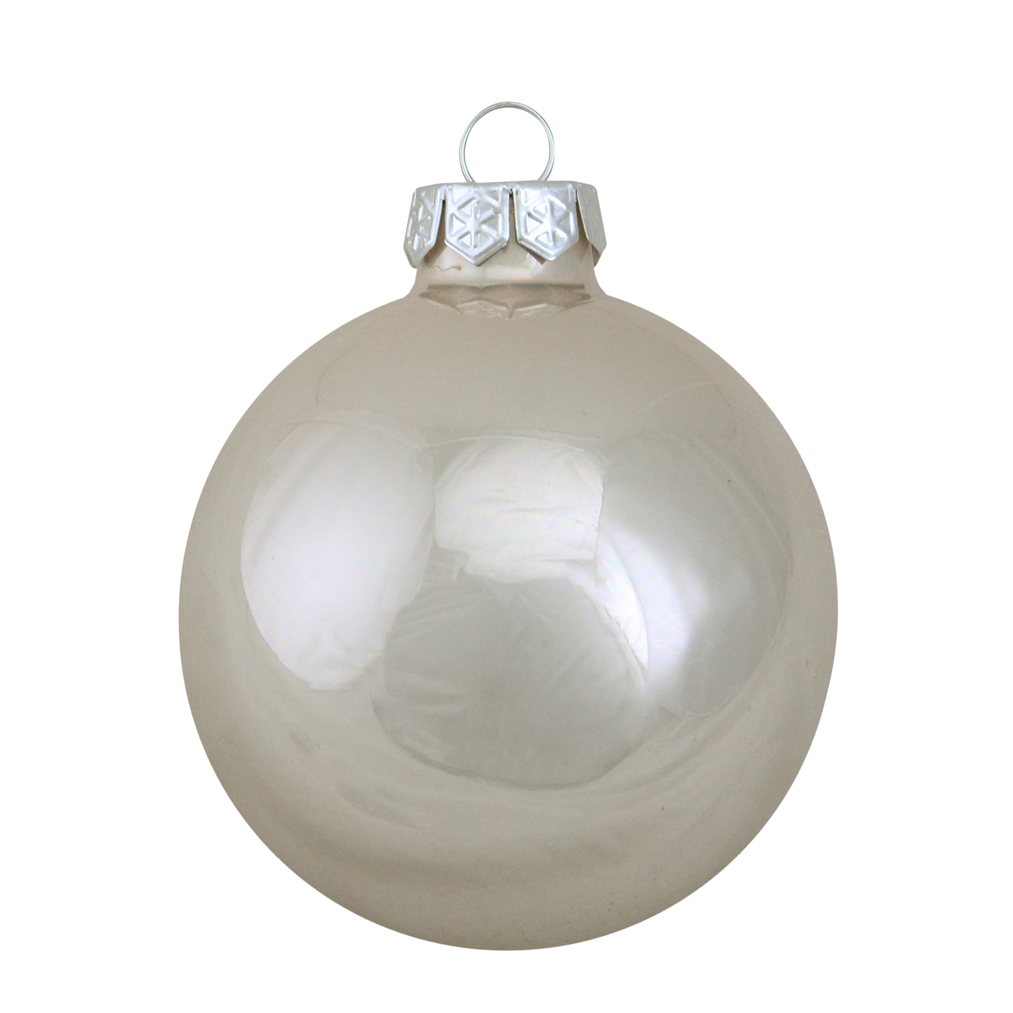 Northlight 12ct Pearl Glass Ball Christmas Ornament Set 2.75" Polar