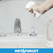 Wet & Forget Weekly Shower Cleaner - Hard Surface Spray, Disinfecting - 64 Fl Oz — Household & Commercial Use, Effective Formula