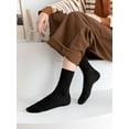 thumbnail image 5 of SMZ Womens Cute Crew Socks Casual Athletic Aesthetic Socks Neutral Cotton Socks for Women, 5 of 5