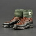 thumbnail image 3 of 2 Pares de Botas Cortas con Cordones ndial para Hombre 1:6 para de ción de , CUTICAT Arranque de figura de acción, 3 of 8