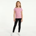 thumbnail image 2 of Pink Angel Girls' 8-Pack Cotton T-Shirts – Crew Neck Short Sleeve Tees, Solid Color Multipack, Size 10-12, 2 of 12