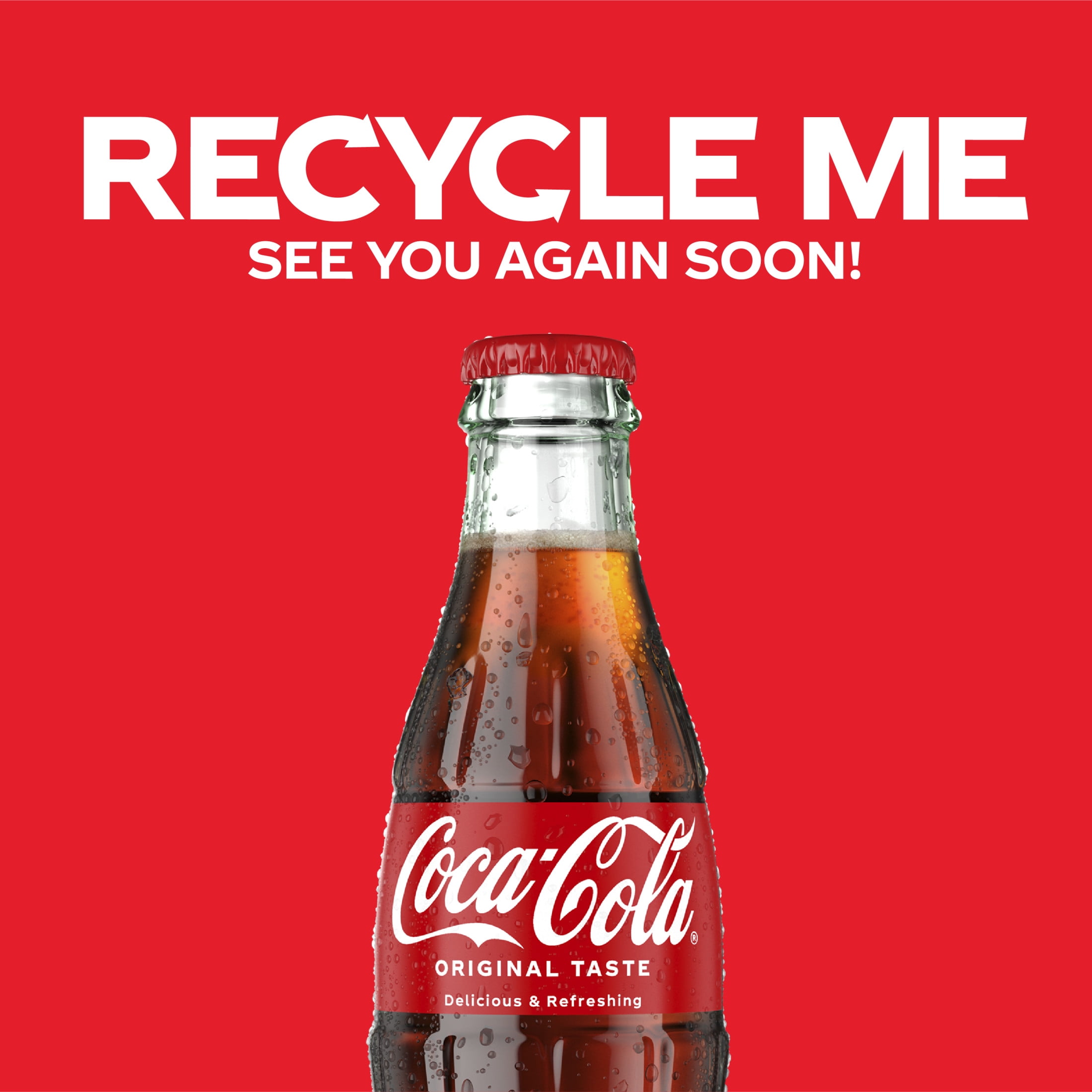 Coca-Cola Classic COKE Soda Pop, Refreshing Taste, 8 fl oz
