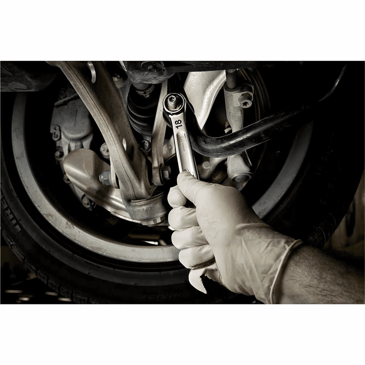 Milwaukee Tool 1-1/2" SAE Combination Wrench, 12-Point, Steel, Chrome, Ergonomic, I-Beam Handle