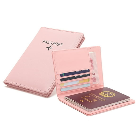 TIMIFIS Wallet Women Coin Purse Neutral Multi-purpose Travel Passport Wallet Tri-fold Document Organizer Holder - Savings Clearance