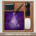 thumbnail image 4 of 3dRose, Sparkling Christmas Tree on purple, MousePad, 4 of 7