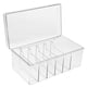 thumbnail image 1 of Caja de gestión de cargador de teléfono celular con múltiples rejillas, caja transparente para gestión de cables, organizador de almacenamiento de cables, 1 of 6