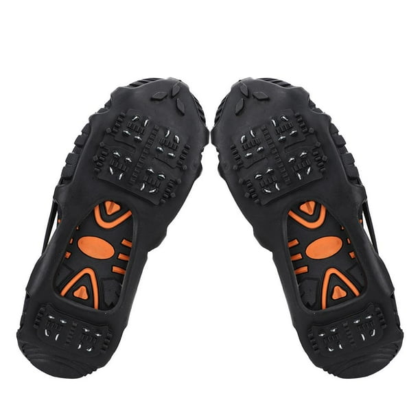 YLSHRF Shoe Grip Spike,1 Pair Universal 24 Teeth Anti Slip Ice Cleat