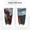 thumbnail image 3 of Fotbe Majestic Red Dragon Pattern 20 oz Tumbler Stainless Steel Vacuum Insulated Coffee Ice Cup Double Wall Travel Flask Leak-proof Coffee Cup-Without Straw, 3 of 8