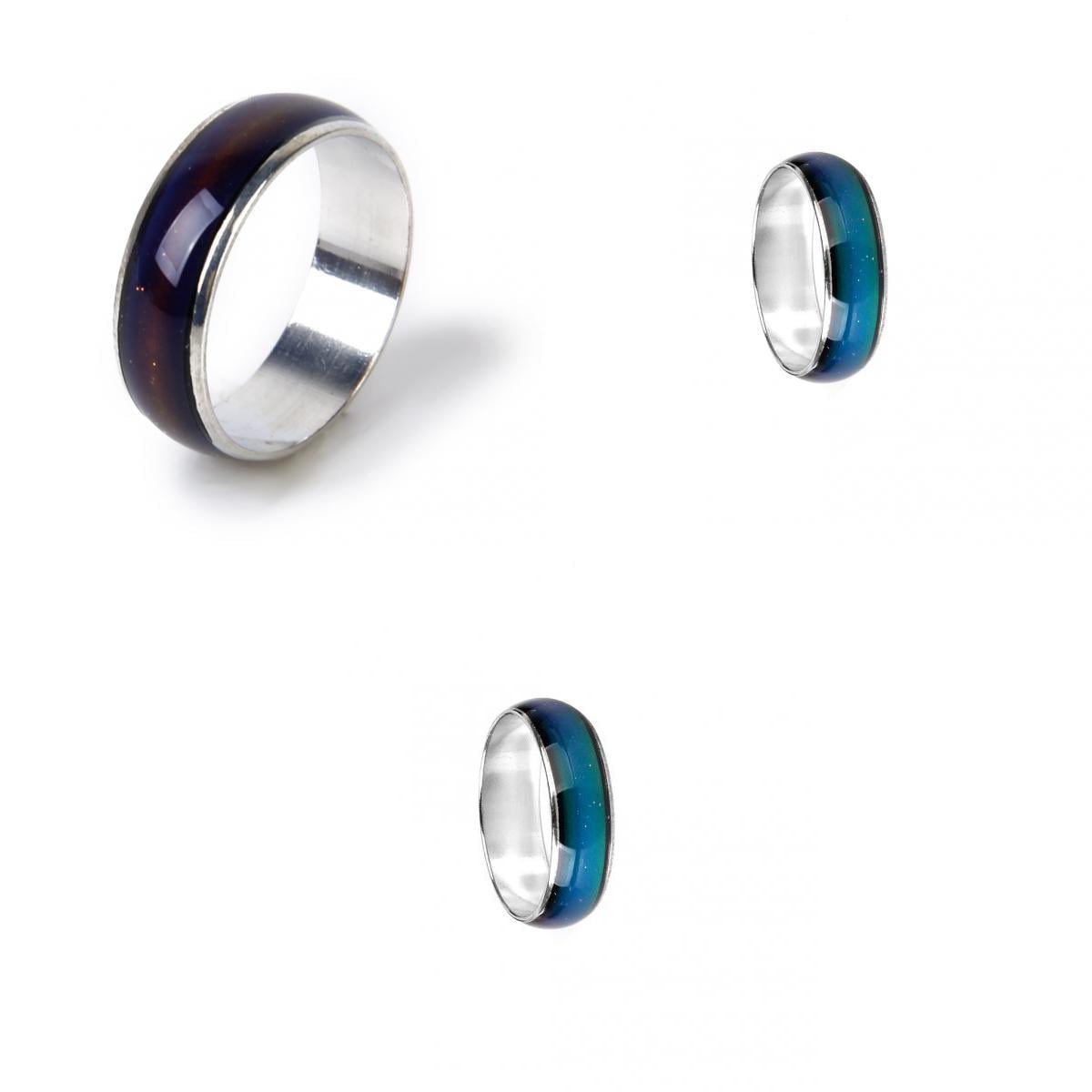 Bague Humeur (Mood Ring) - Change De Couleur Avec La Température, Cuivre, Adulte/enfant