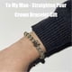 thumbnail image 2 of To My Man Bracelet For Men, Infinity Leather Braided Husband Birthday Inspirational Gifts From Wife I Love You Forever And Always Handmade Wristband C, 2 of 5