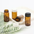 thumbnail image 5 of 20ml Amber Glass Bottles with Graduation and Black cap for Essential Oils 36 Pack, 5 of 7