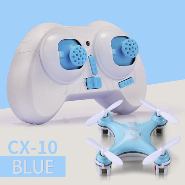 CX-10 Mini Drone para niños 2.4G 4CH 6 ejes LED Control remoto Quadcopter Juguetes Muyoka Hogar