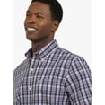 thumbnail image 6 of Chaps Men's and Big Men's Short Sleeve CVC Woven Shirt, Sizes S-3XL, 6 of 7