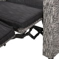 thumbnail image 6 of Fircrest Outdoor Wicker Recliners (Set of 2), Mixed Black and Dark Gray, 6 of 9