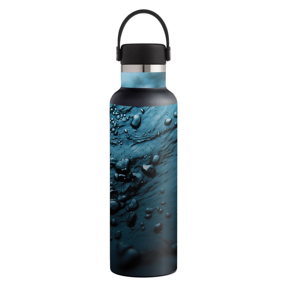 Skin Decal Wrap for Hydro Flask 21 oz. Standard Mouth sticker Blue ...