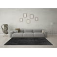 thumbnail image 3 of Ahgly Company Indoor Round Abstract Gray Modern Area Rugs, 4' Round, 3 of 4